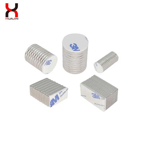 N35 Neodymium Disc Magnet With 3m Adhesive Power Magnet Round Magnet