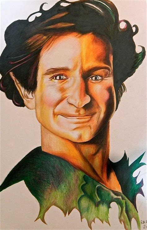 Robin Williams as Peter Pan by raquelsampedro on DeviantArt