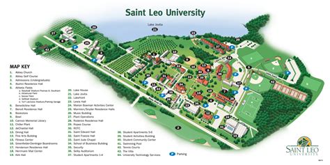 St Leo Campus Map - Fate - St Leo Florida Map - Printable Maps