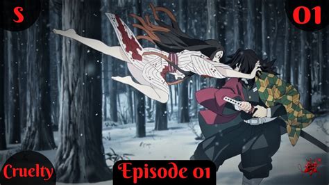 Demon Slayer S01 Ep01 Full Explained In Hindi Urdu Nezuko Vs Tomioka Anime Info Youtube