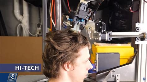 Робот-парикмахер подстрижёт вас в период карантина | Hi-Tech - YouTube