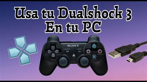 Conecta tu Mando de PS3 a tu PC Mediante cable Fácil Windows 10