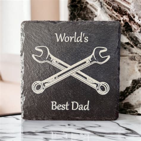 Worlds Best Dad Coaster Fathers Day T T For Dad Coasters