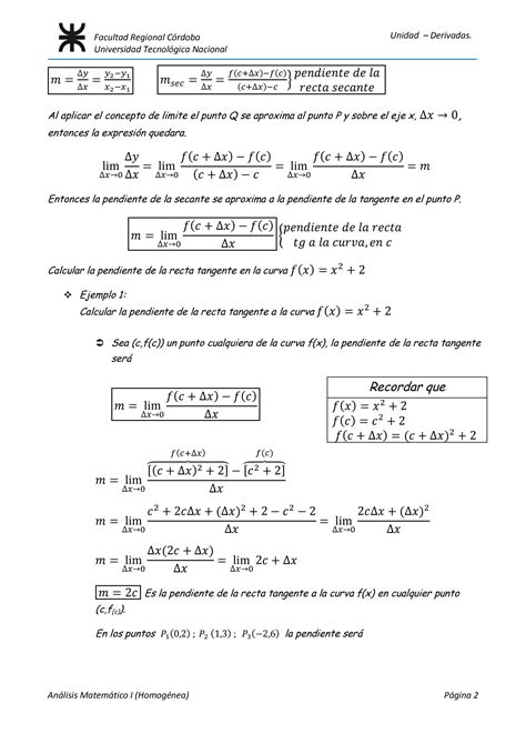 Solution Gu A De Pr Ctico De Derivadas Studypool