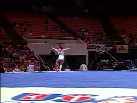 Corina Ungureanu Floor Exercise 1998 International Team Gymnastics Championships Women