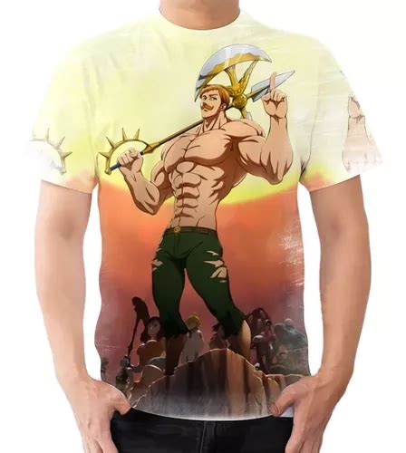 Camiseta Camisa Nanatsu No Taizai Anime Escanor Orgulho Mercadolivre