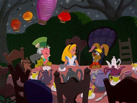 Alice in wonderland tea party screencap | Alice in wonderland cartoon ...