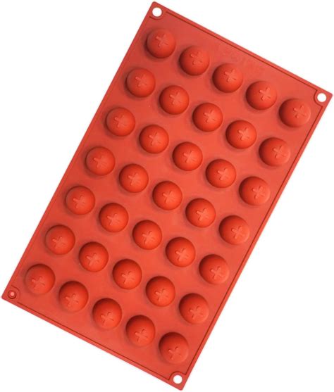 YXHZVON 1 Pièces 35 Cavités Moule en Silicone Sphère Moule à Boule de