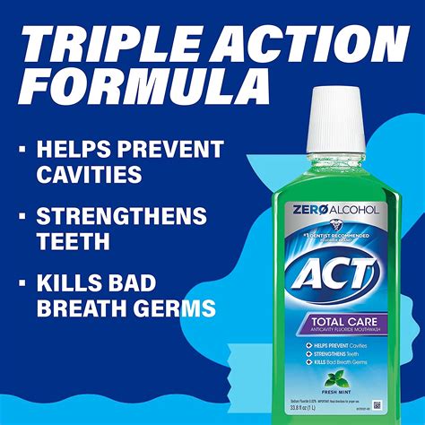 Buy Act Total Care Zero Alcohol Anticavity Fluoride Mouthwash Fl