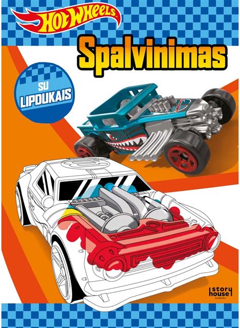 Hot Wheels Spalvinimas Su Lipdukais Pegasas