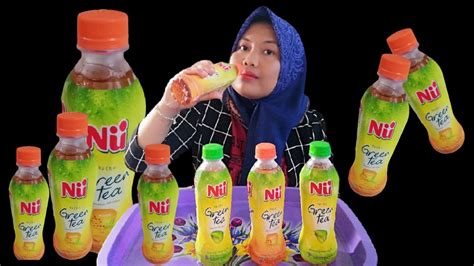 Mukbang Minuman Segar Dingin Green Tea Asmr Green Tea Youtube