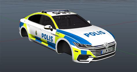 Volkswagen Arteon Swedish Police Gta5