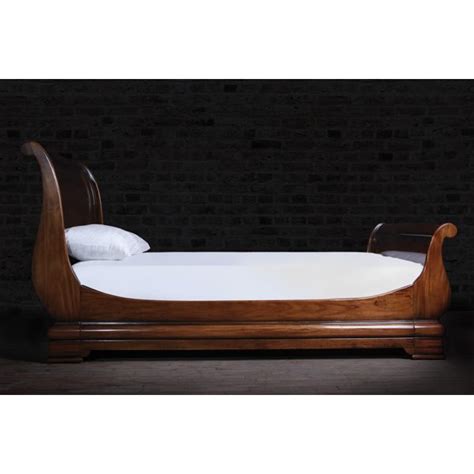 Antionette French Sleigh Bed Crown French Furniture