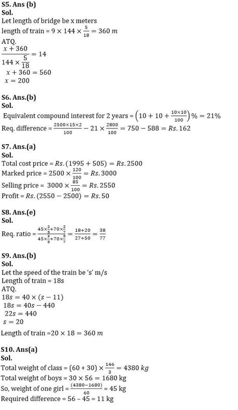 Quantitative Aptitude Quiz For Sbi Poclerk Prelims 2023 29th October