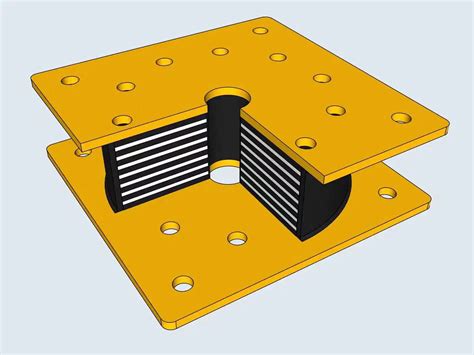 Seismic Isolation High Damping Natural Rubber Seismic Isolators