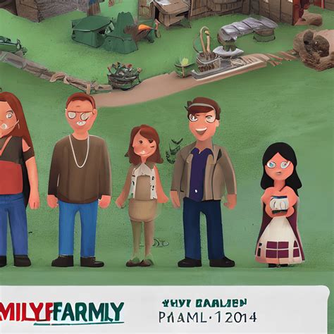 Family Farm Characters Graphic · Creative Fabrica