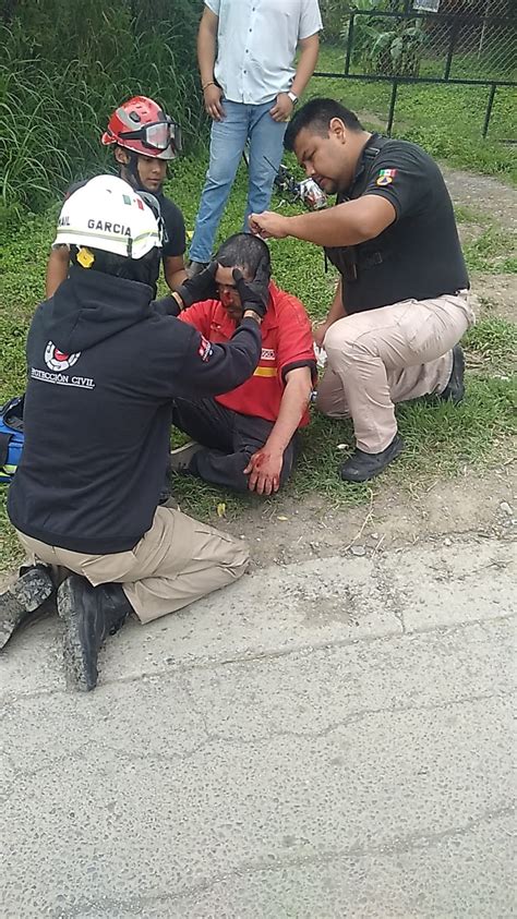 Persona Lesionada En Accidente Vial En Allende Atiende Protecci N Civil