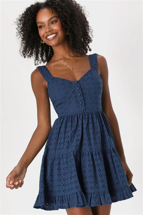 Navy Blue Casual Dresses