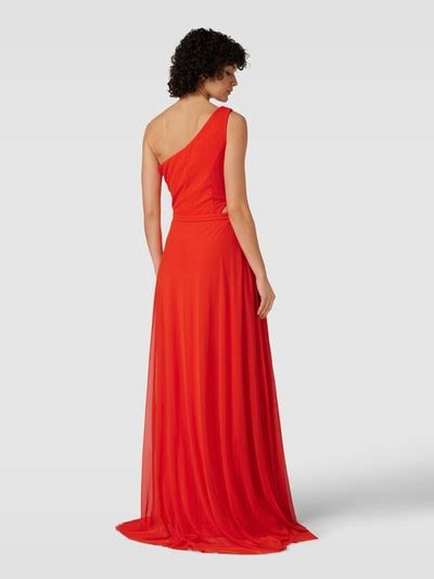 Troyden Collection Abendkleid Mit One Shoulder Tr Ger Orange Online