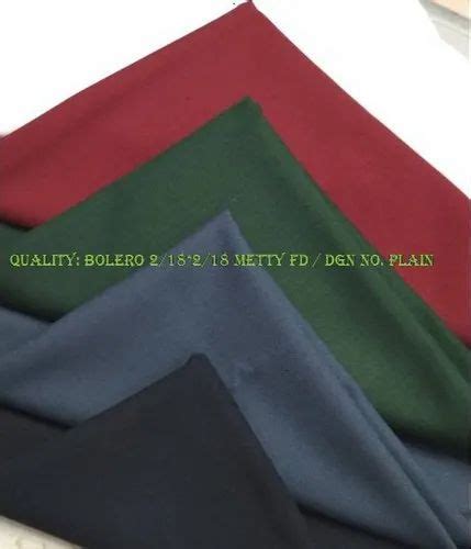 Plain Polyester Viscose Uniform Fabric GSM 270 380 At Rs 144 Meter