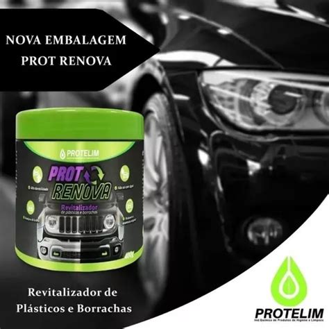 Kit Prot Renova Plastico E Vinyl G Protelim Aplicador Na Sbrio