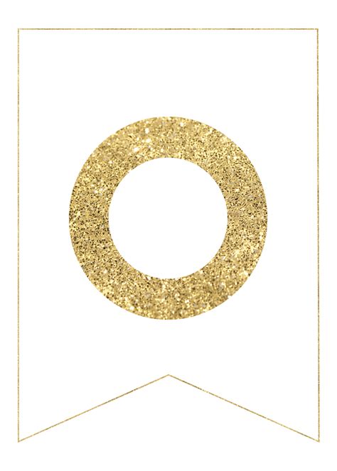 Gold Free Printable Banner Letters Paper Trail Design