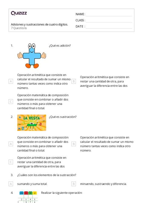 Suma De Dos D Gitos Hojas De Trabajo Para Grado En Quizizz