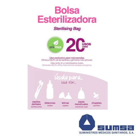 Bolsa Para Esterilizaci N En Microondas De Productos Ntimos Irisana