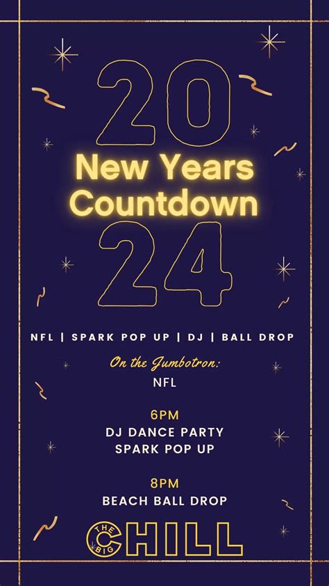 NYE Celebration! NFL, DJ Josh Woeckener, and Beach Ball Drop