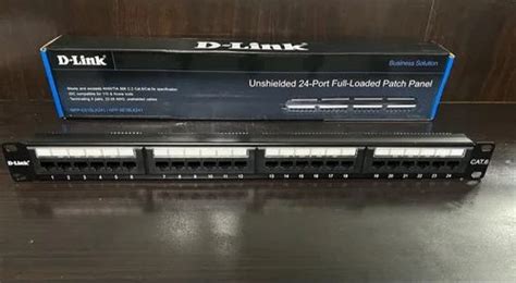 D Link Npp C Blk Cat Utp Fully Loaded Patch Panel At Rs