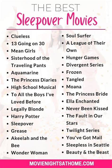 31 Best Sleepover Movies For Girls And Tweens