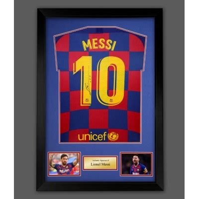 Lionel Messi Signed Barcelona Football Shirt