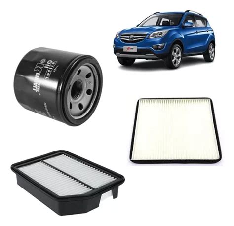 Kit Filtro Aceite Aire Polen Para Changan Cs Cuotas