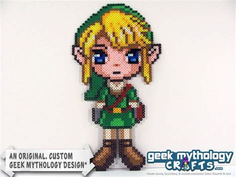 Link Legend Of Zelda Twilight Princess Nintendo Perler Bead Sprite