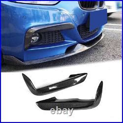 Carbon Fiber Front Bumper Upper Fog Canard Splitter For Bmw F F F