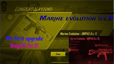 MAXING MARINE EVOLUTION UMP45 Lv 3 A2 ROYAL PASS MY 1st