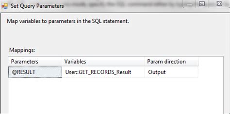 Sql Server Ssis Ole Db Source Cannot Set Output Parameter Of Stored Hot Sex Picture