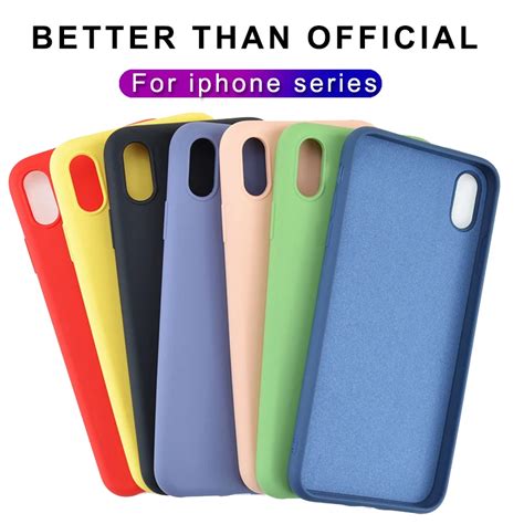 Capa De Silicone Luxuosa Oficial Para Iphone Para Modelos 7 8 6s 6