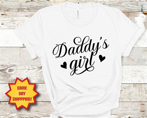 Daddys Girl Shirt Etsy