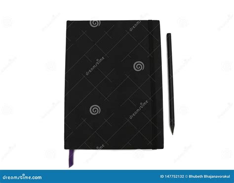 Cuaderno Negro Papel Cuadriculado En Blanco Con Las L Neas Cuadradas