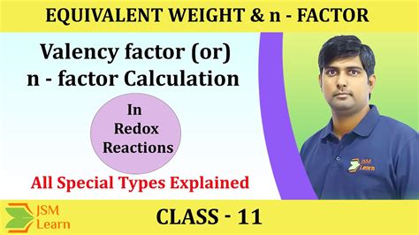 N Factor Calculation In Redox Reactionsadvanced And Neet Youtube