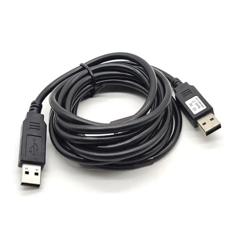 Ftdi Chip Cable Usb Nmc 2 5m Usb2 0 Male To Usb 2 0 Male Null Modem