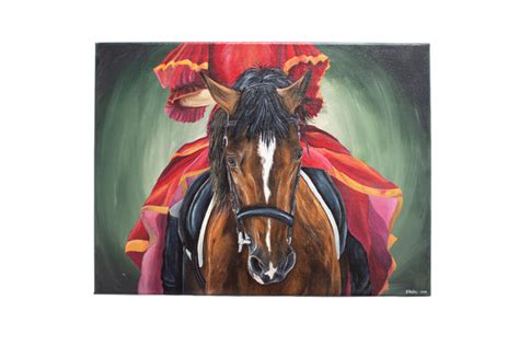 Spanish Horse w/Dancer Painting - 'Round the Mountain Artisan Network ...