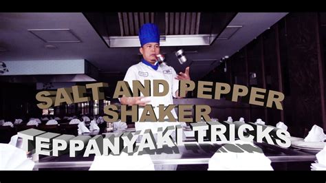 Salt And Pepper Shaker Teppanyaki Tricks Youtube