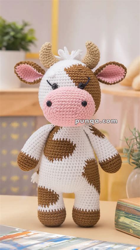 Amigurumi Cow Free Crochet Pattern
