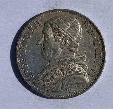 Italy Papal State Gregorio Xvi 1831 1846 Scudo 1836 Catawiki