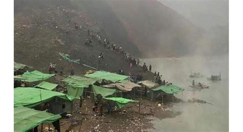 Myanmar Landslide Death Toll Rises To Four Dozens Still Missing