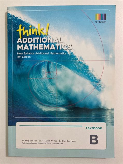 Think Additional Mathematics Textbook B Hobbies Toys Books