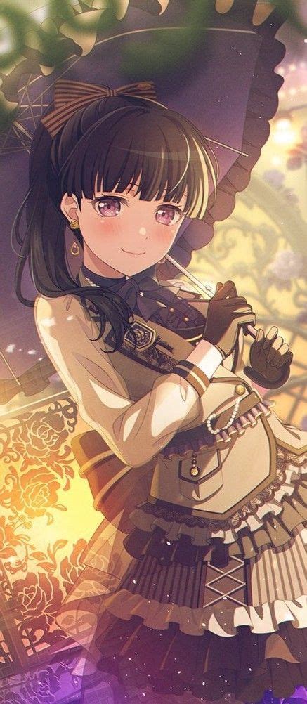 Rinko Shirokane Bang Dream Bandori Roselia Card Girl Bands Bangs