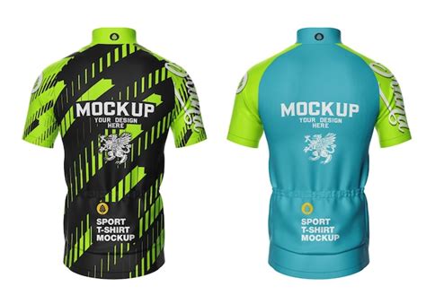 Premium PSD | Cycling Jersey Mockup